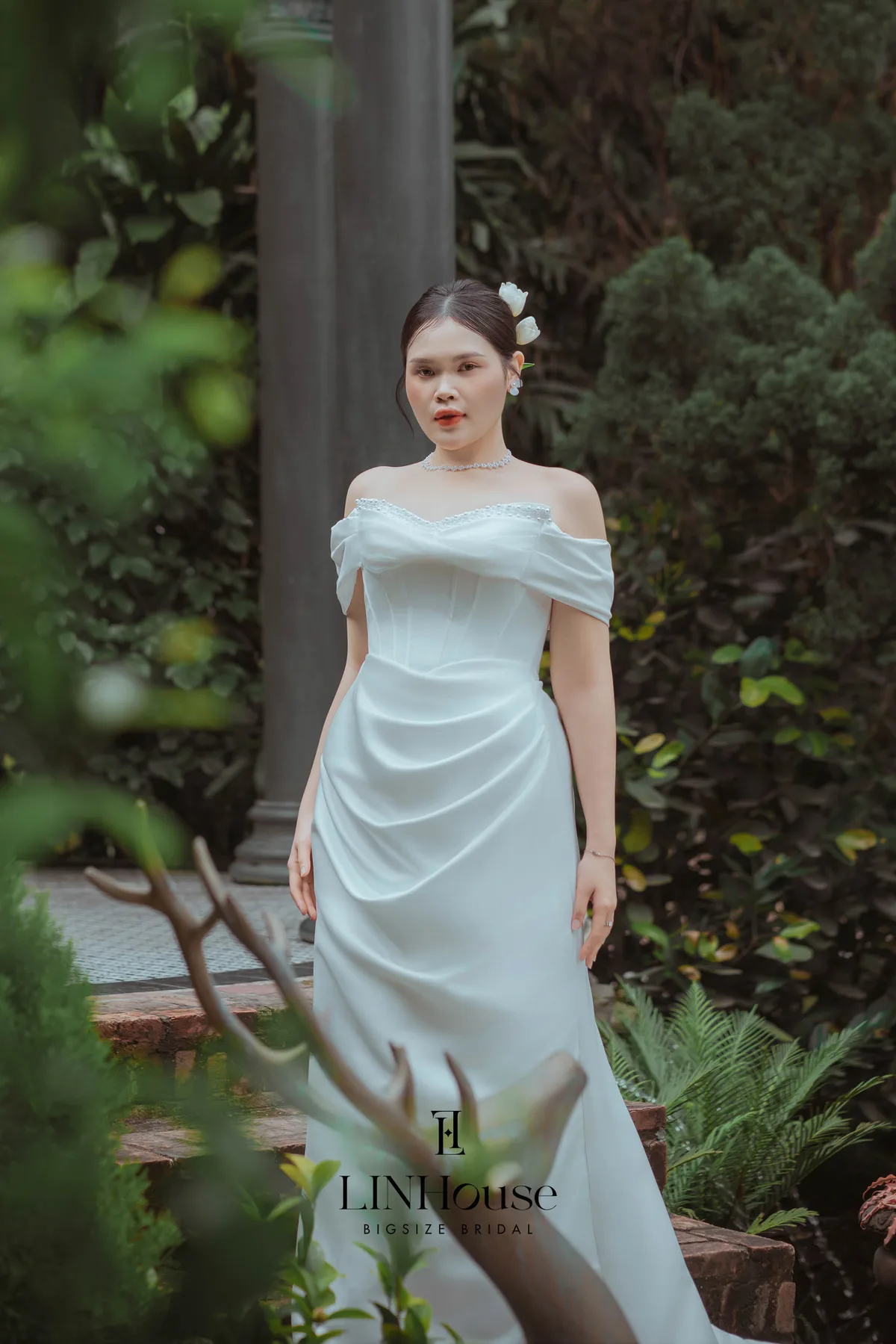 AUSTINE - Satin A-Line, Mermaid