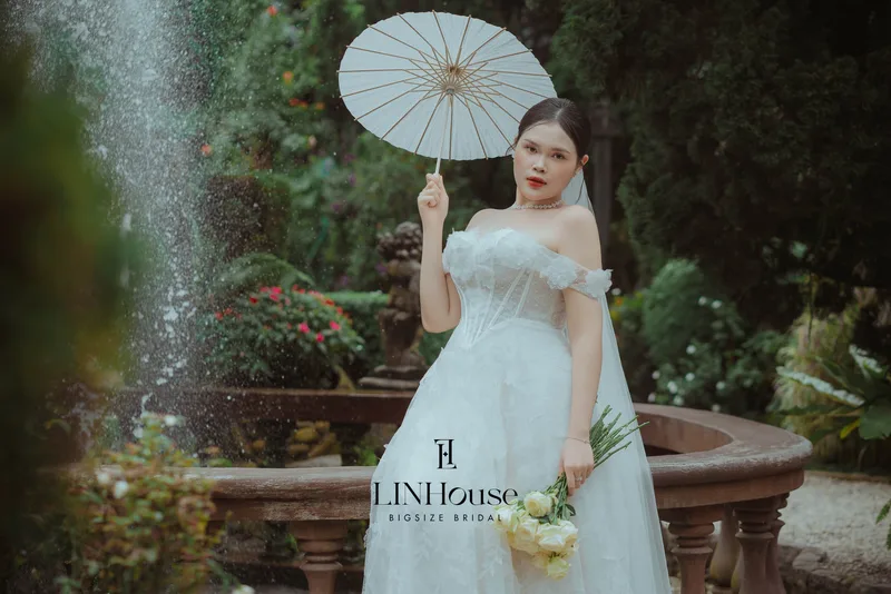 LORINE - Lace, Tulle A-Line - image 2