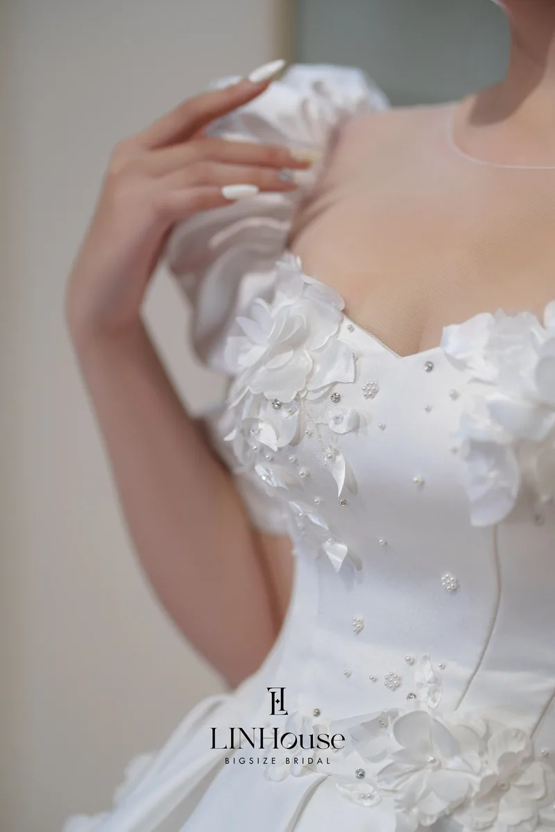 ELLE - Satin Ball Gown