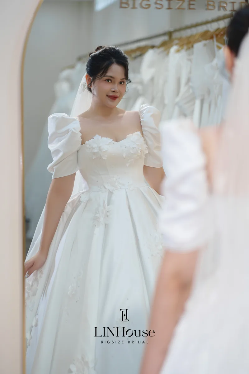 ELLE - Satin Ball Gown