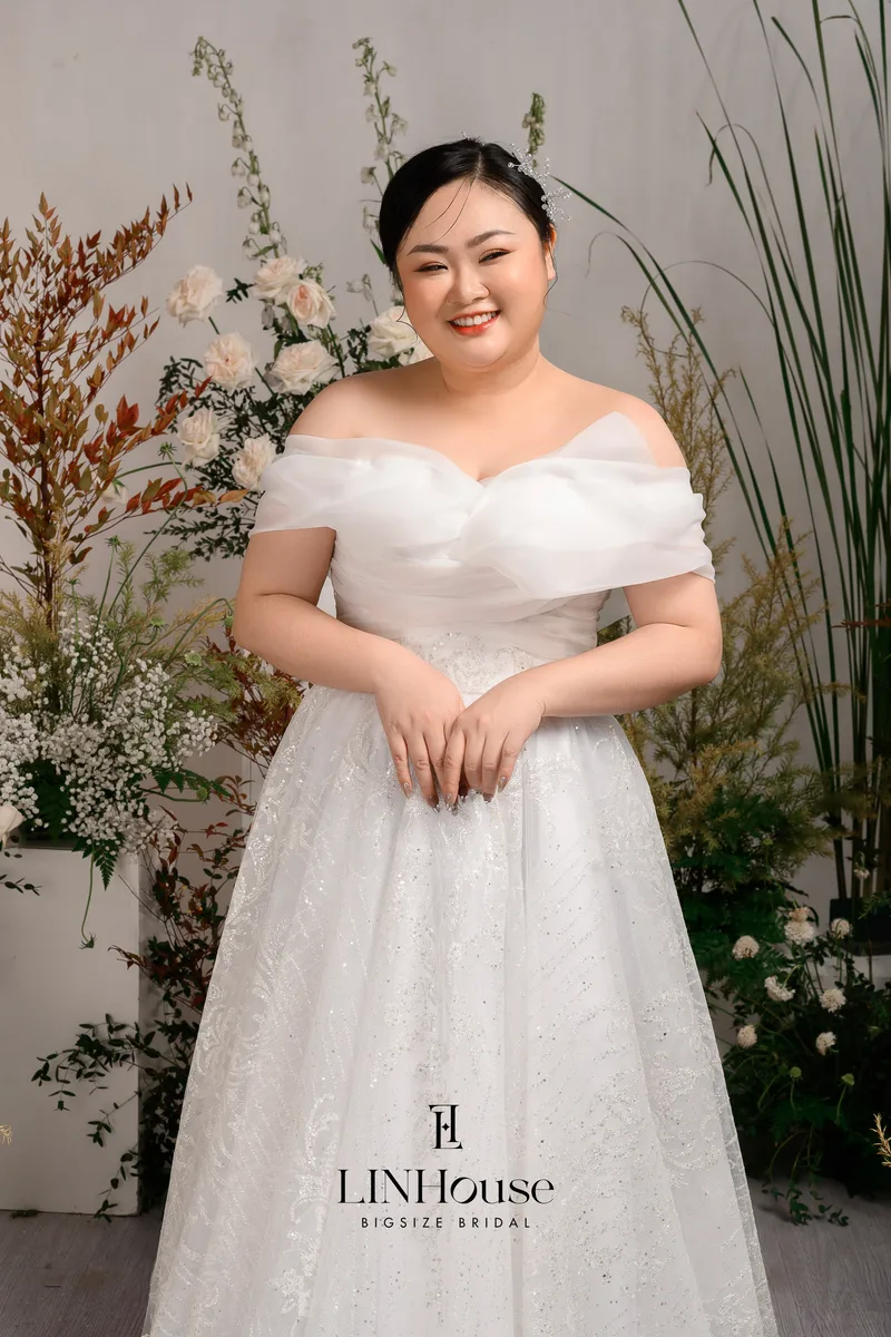 MADELINE - Organza, Lace A-Line