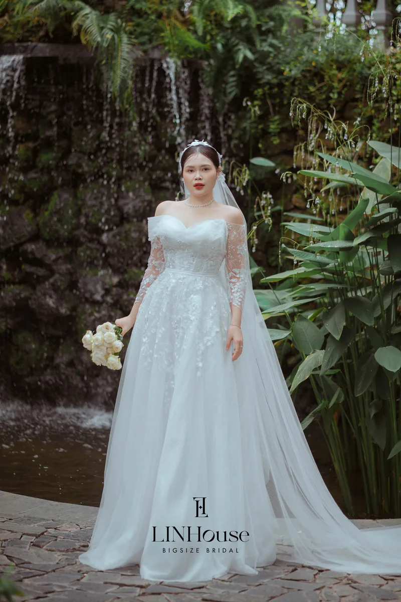 LUNELLE - Sparkling, Lace, Tulle A-Line - image 1