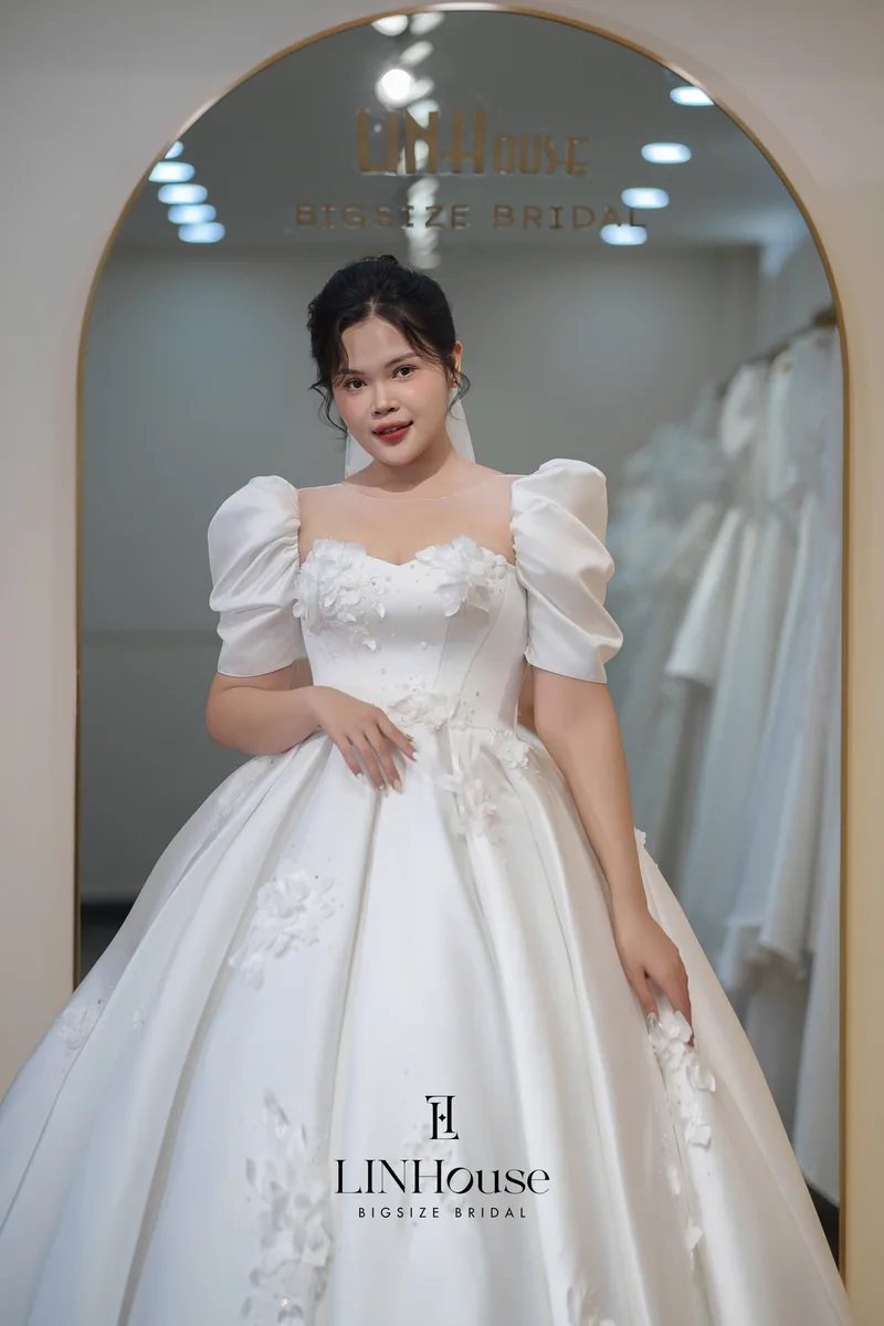 ELLE - Satin Ball Gown