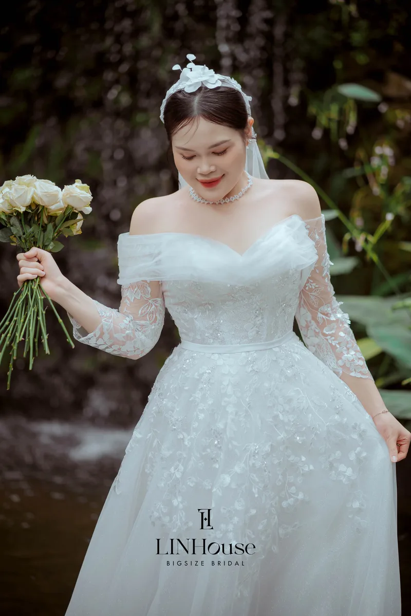LUNELLE - Sparkling, Lace, Tulle A-Line - image 4