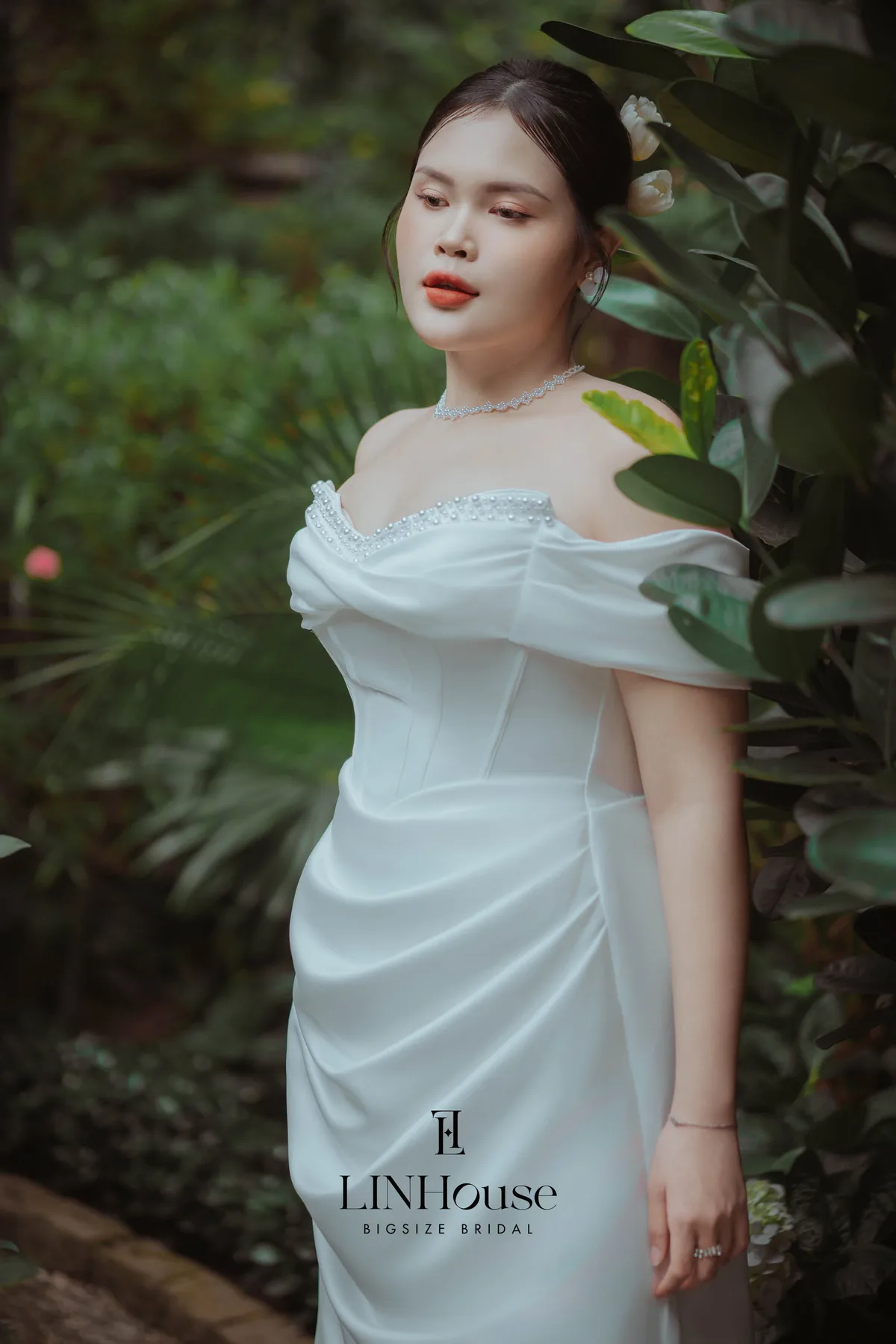 AUSTINE - Satin A-Line, Mermaid