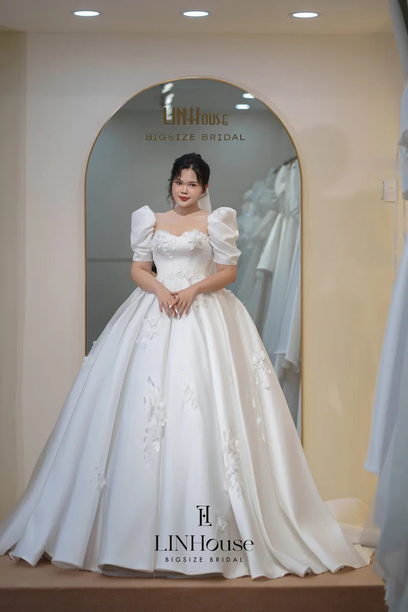 ELLE - Satin Ball Gown