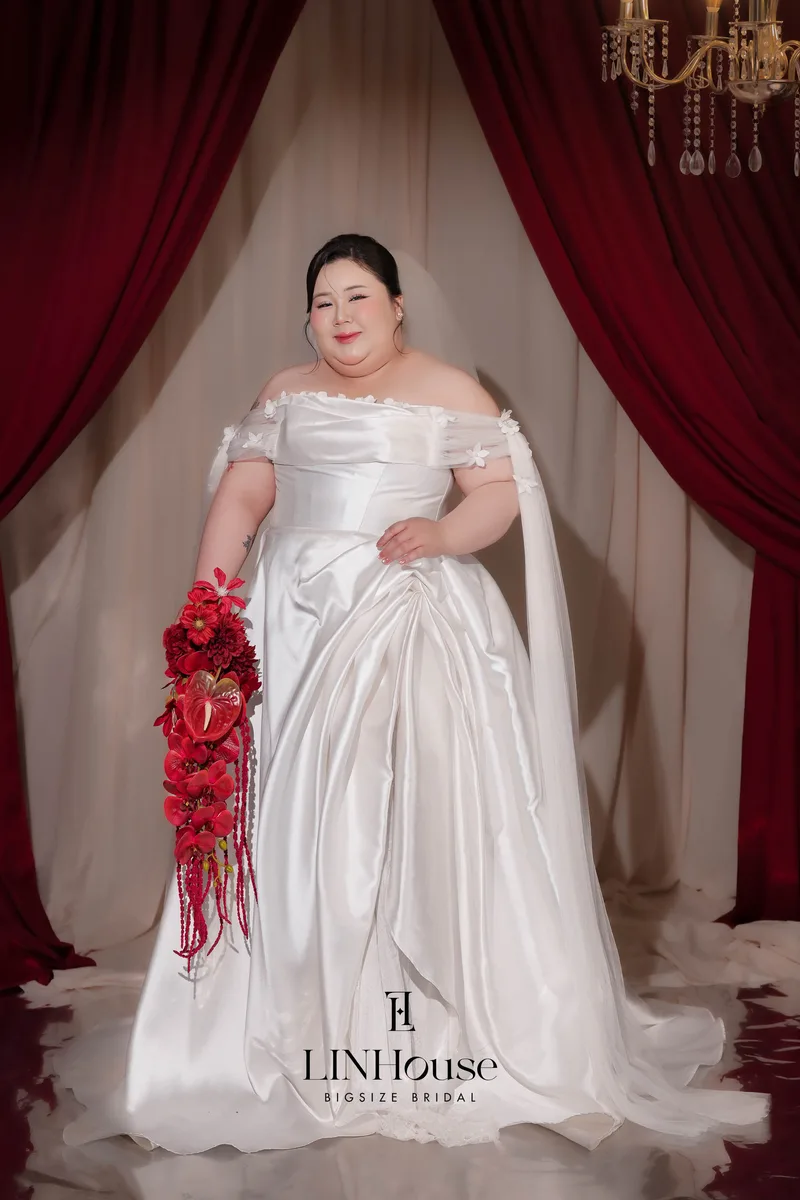 NORA - Voan Lưới, Satin Dáng A