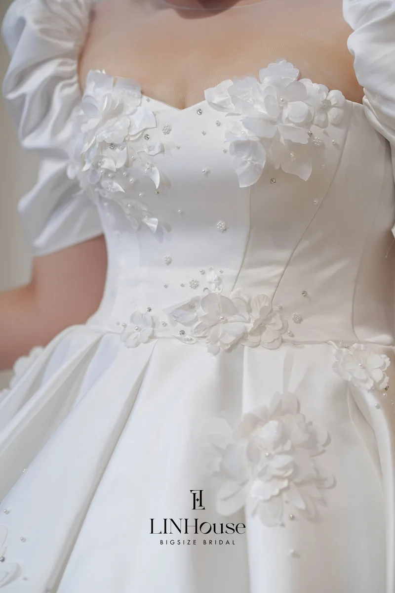 ELLE - Satin Ball Gown