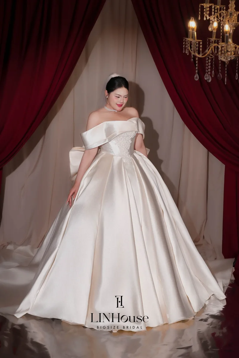 CLARA - Satin Ball Gown