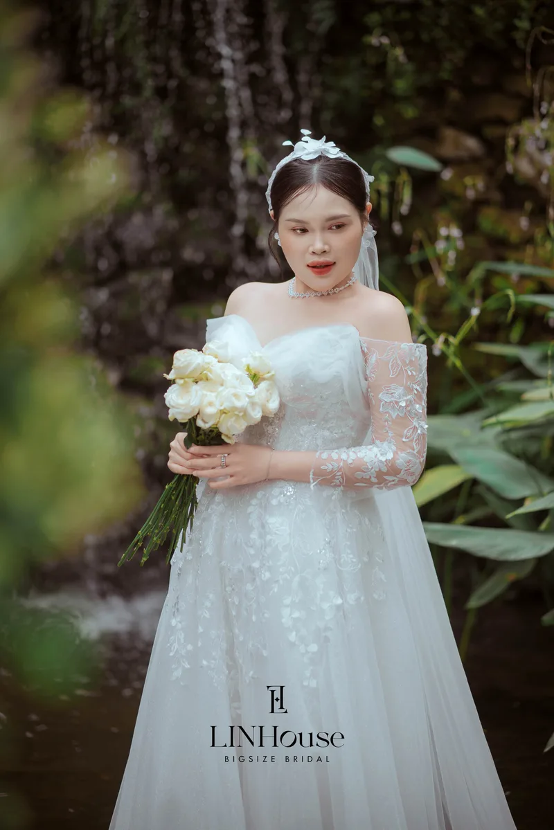LUNELLE - Sparkling, Lace, Tulle A-Line - image 3