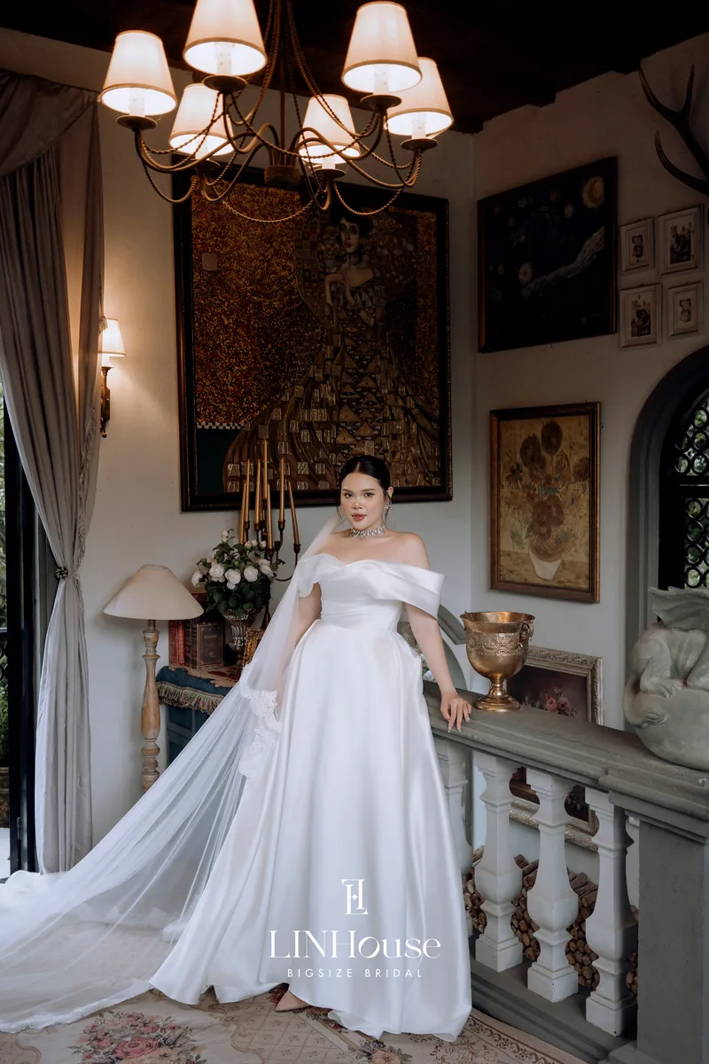 LORÉANE - Satin A-Line